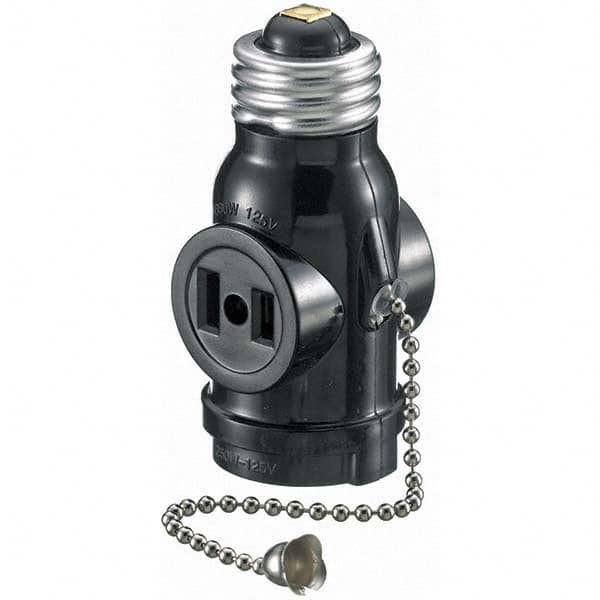 Hubbell Wiring Device-Kellems - Lamp Holders Lamp Type: Incandescent Lamp Holder Style: Pull Chain - Eagle Tool & Supply