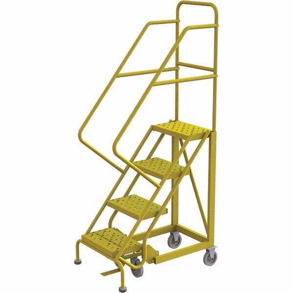 TRI-ARC - Rolling & Wall Mounted Ladders & Platforms Type: Stairway Slope Ladder Style: Forward Descent 50 Degree Incline - Eagle Tool & Supply