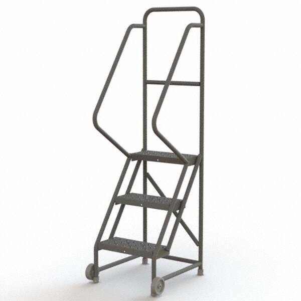 TRI-ARC - Rolling & Wall Mounted Ladders & Platforms Type: TiltNRoll Rolling Ladder Style: Tilt & Roll Safety Ladder - Eagle Tool & Supply