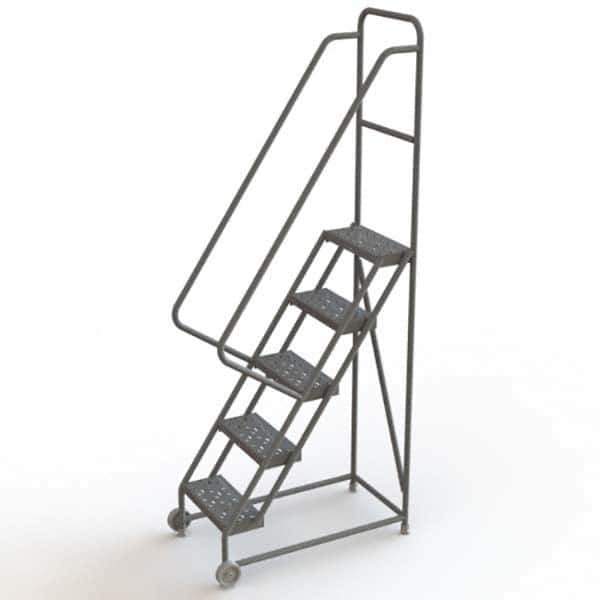 TRI-ARC - Rolling & Wall Mounted Ladders & Platforms Type: TiltNRoll Rolling Ladder Style: Tilt & Roll Safety Ladder - Eagle Tool & Supply