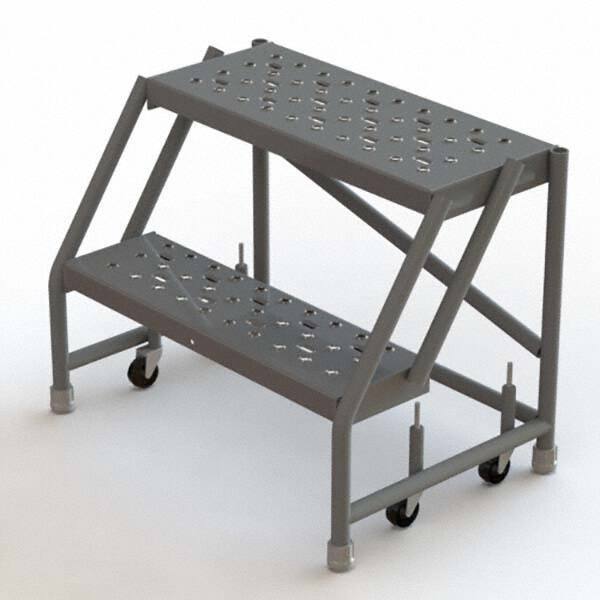 TRI-ARC - Rolling & Wall Mounted Ladders & Platforms Type: Rolling Warehouse Ladder Style: Rolling Platform Ladder - Eagle Tool & Supply