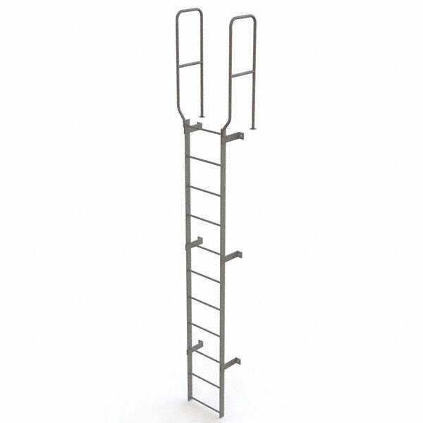 TRI-ARC - Rolling & Wall Mounted Ladders & Platforms Type: Fixed Ladder Style: Safety Cage - Eagle Tool & Supply