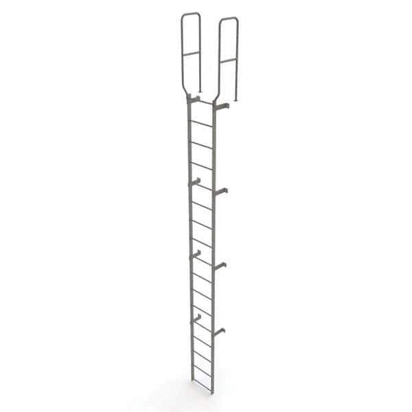 TRI-ARC - Rolling & Wall Mounted Ladders & Platforms Type: Fixed Ladder Style: Safety Cage - Eagle Tool & Supply