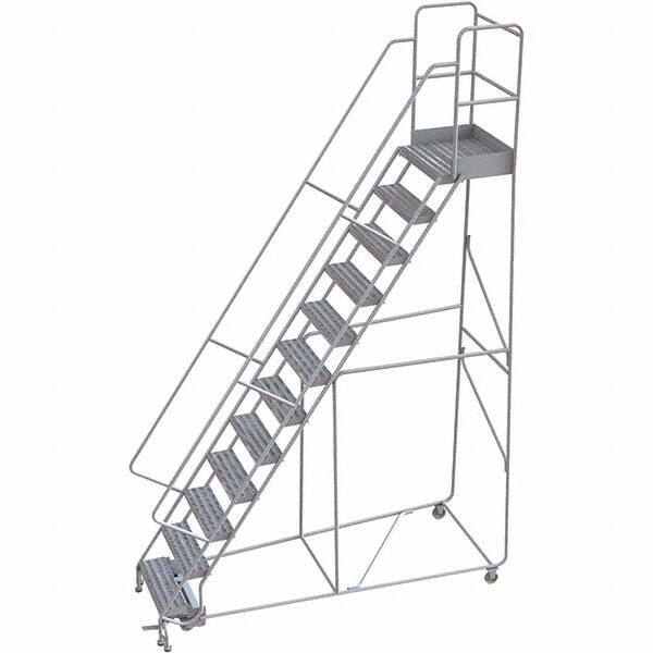 TRI-ARC - Rolling & Wall Mounted Ladders & Platforms Type: Rolling Warehouse Ladder Style: Rolling Safety Ladder - Eagle Tool & Supply
