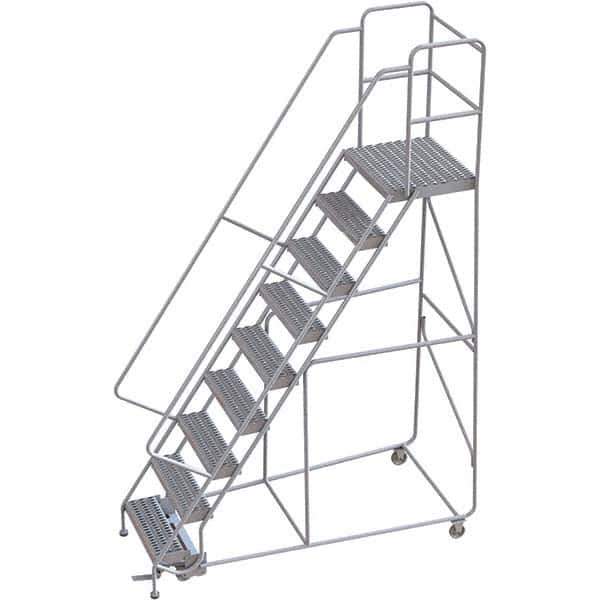 TRI-ARC - Rolling & Wall Mounted Ladders & Platforms Type: Rolling Warehouse Ladder Style: Rolling Safety Ladder - Eagle Tool & Supply