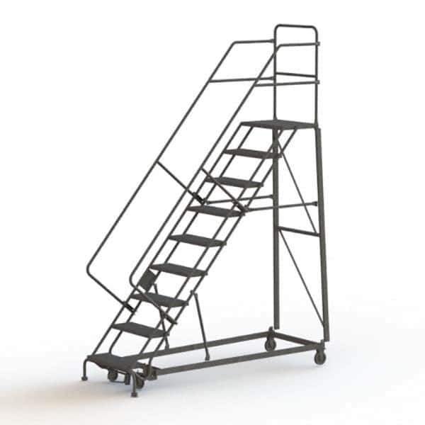 TRI-ARC - Rolling & Wall Mounted Ladders & Platforms Type: Stairway Slope Ladder Style: Rolling Safety Ladder - Eagle Tool & Supply