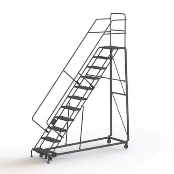 TRI-ARC - Rolling & Wall Mounted Ladders & Platforms Type: Stairway Slope Ladder Style: Rolling Safety Ladder - Eagle Tool & Supply