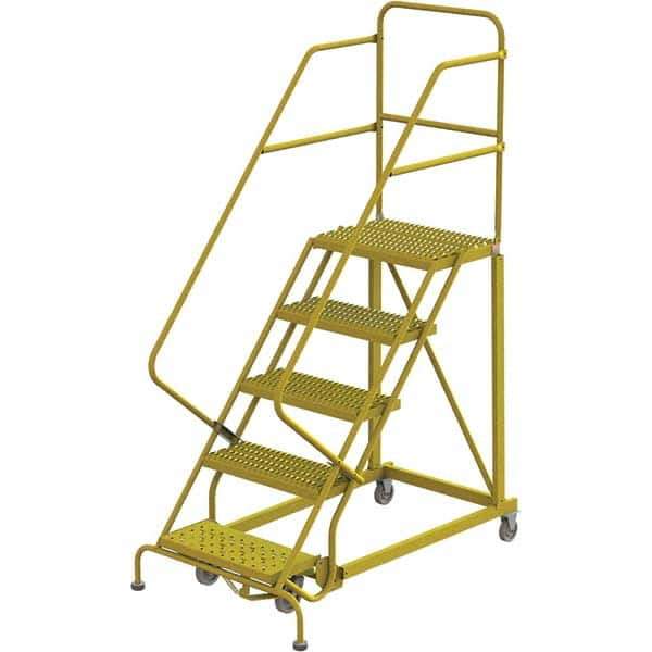TRI-ARC - Rolling & Wall Mounted Ladders & Platforms Type: Stairway Slope Ladder Style: Forward Descent 50 Degree Incline - Eagle Tool & Supply