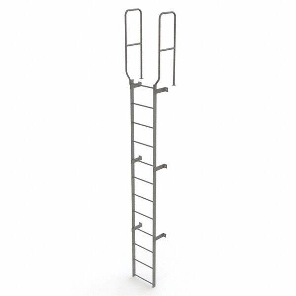 TRI-ARC - Rolling & Wall Mounted Ladders & Platforms Type: Fixed Ladder Style: Safety Cage - Eagle Tool & Supply