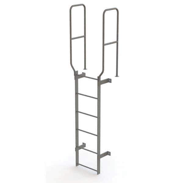 TRI-ARC - Rolling & Wall Mounted Ladders & Platforms Type: Fixed Ladder Style: Safety Cage - Eagle Tool & Supply