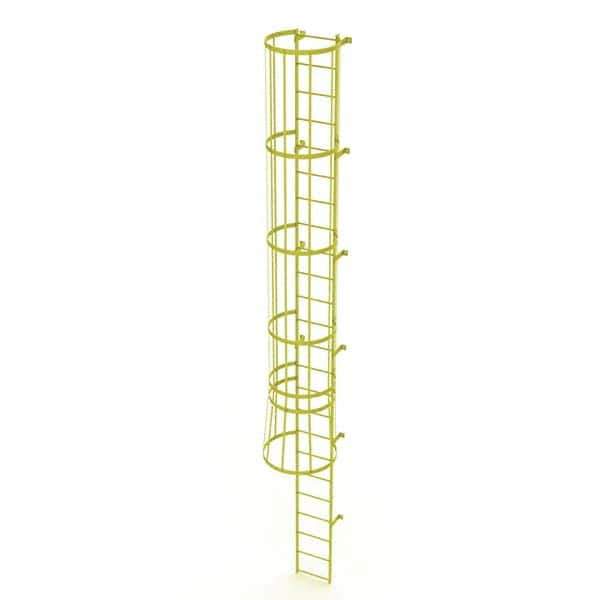 TRI-ARC - Rolling & Wall Mounted Ladders & Platforms Type: Fixed Ladder Style: Safety Cage - Eagle Tool & Supply