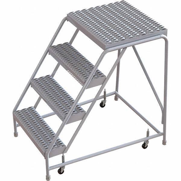 TRI-ARC - Rolling & Wall Mounted Ladders & Platforms Type: Rolling Warehouse Ladder Style: Rolling Safety Ladder - Eagle Tool & Supply