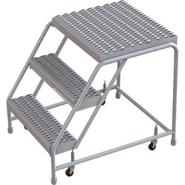 TRI-ARC - Rolling & Wall Mounted Ladders & Platforms Type: Rolling Warehouse Ladder Style: Rolling Safety Ladder - Eagle Tool & Supply