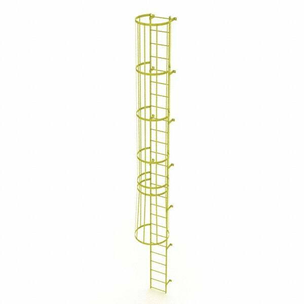 TRI-ARC - Rolling & Wall Mounted Ladders & Platforms Type: Fixed Ladder Style: Safety Cage - Eagle Tool & Supply