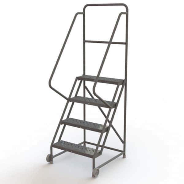 TRI-ARC - Rolling & Wall Mounted Ladders & Platforms Type: TiltNRoll Rolling Ladder Style: Tilt & Roll Safety Ladder - Eagle Tool & Supply