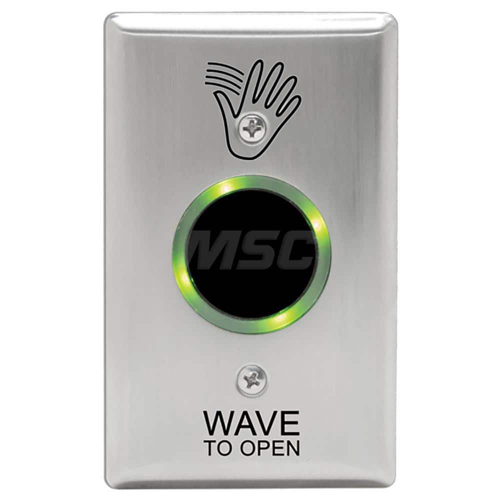 Electromagnet Lock Accessories; Type: Touchless Switch; For Use With: Interior; Exterior Doors; Material: Stainless Steel; Material: Stainless Steel; For Use With: Interior; Exterior Doors; Type: Touchless Switch; Accessory Type: Touchless Switch; Type: T