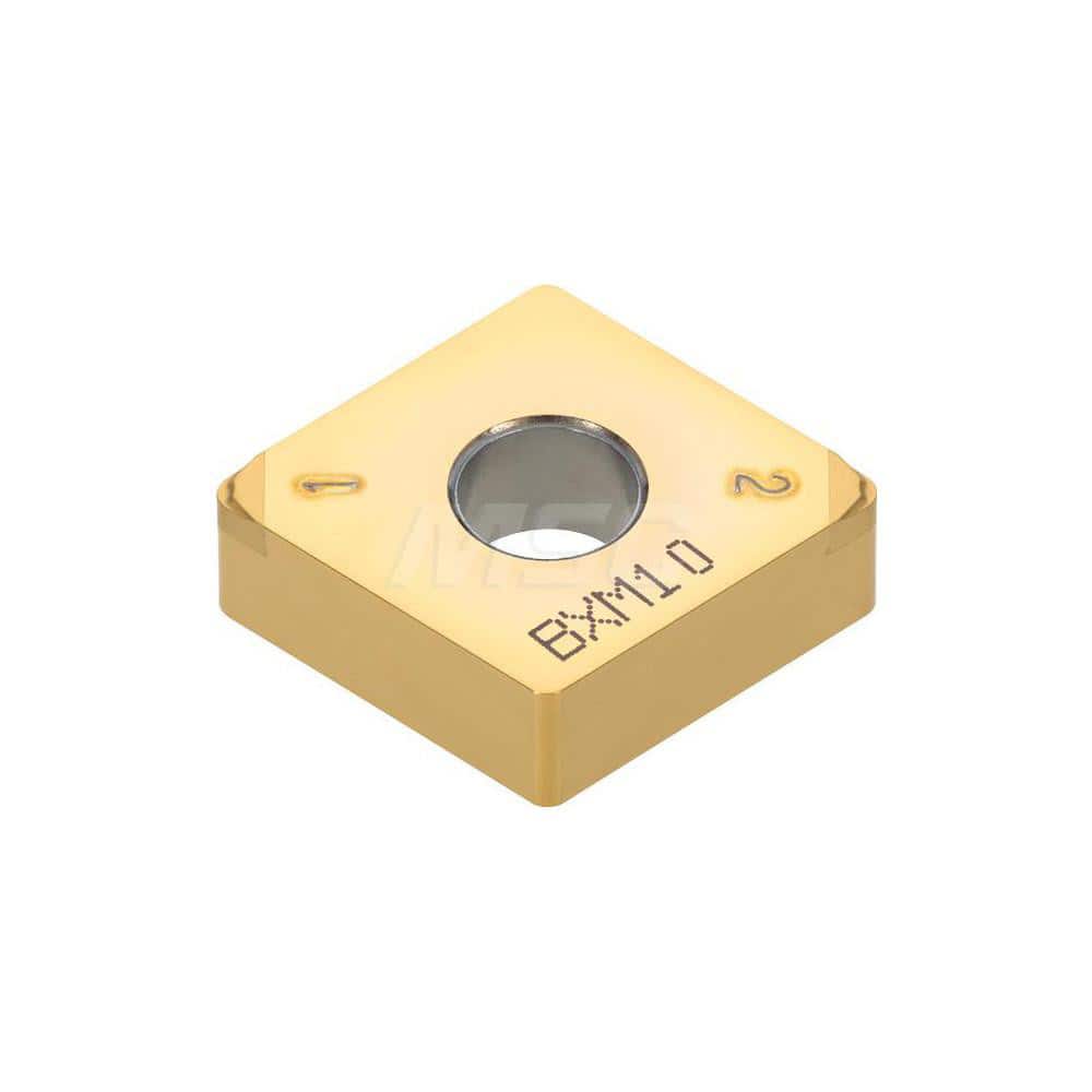 Turning Insert: 2QP-CNGM431HP BXA10, Polycrystalline Cubic Boron Nitride TiAlN & TiCN Finish, Neutral, 1/2″ Inscribed Circle, 0.0160″ Corner Radius, 80.0 ° N/A Diamond, Series CNGM