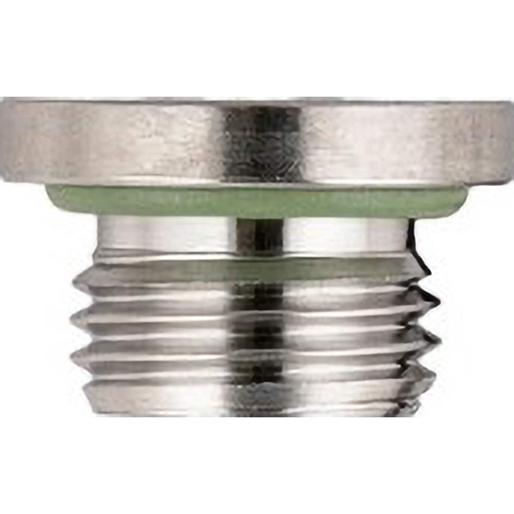 Aignep USA - Stainless Steel Pipe Fittings; Type: Male Plug ; Fitting Size: 3/8 ; End Connections: BSPP ; Material Grade: 316L Stainless Steel ; Pressure Rating (psi): 290 - Exact Industrial Supply