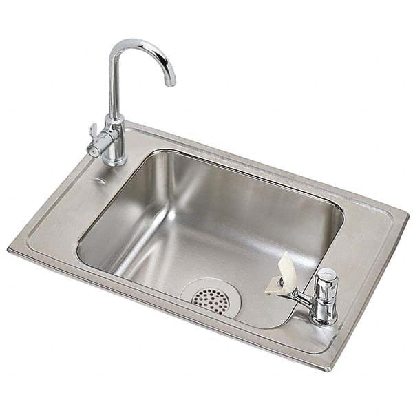ELKAY - Stainless Steel Sinks Type: Drop In Sink Outside Length: 25 (Inch) - Eagle Tool & Supply