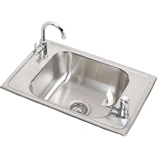 ELKAY - Stainless Steel Sinks Type: Drop In Sink Outside Length: 25 (Inch) - Eagle Tool & Supply