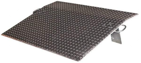Vestil - 3,500 Lb Aluminum Dock Plate - 36" Long x 30" Wide x 5" High - Eagle Tool & Supply