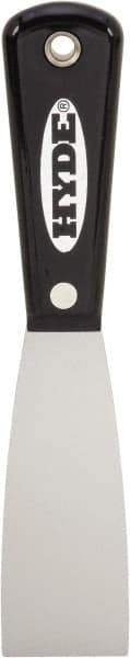 Hyde Tools - 1-1/2" Wide Flexible Blade Carbon Steel Putty Knife - Flexible, Nylon Handle - Eagle Tool & Supply