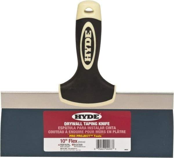Hyde Tools - 10" Wide Flexible Blade Steel Joint Knife - Flexible - Eagle Tool & Supply