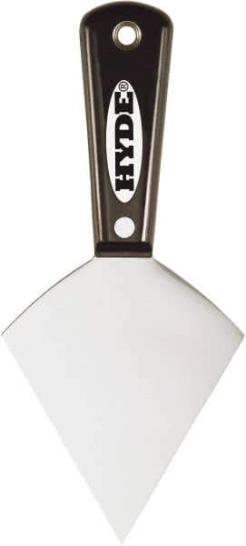 Hyde Tools - 3-1/2" Wide Point Edge Blade Steel Joint Knife - Stiff, Nylon Handle - Eagle Tool & Supply