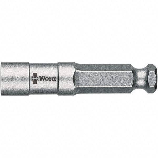 Wera - 5/16" Bit Holder - 7/16" Hex Drive, 2-1/2" OAL - Eagle Tool & Supply