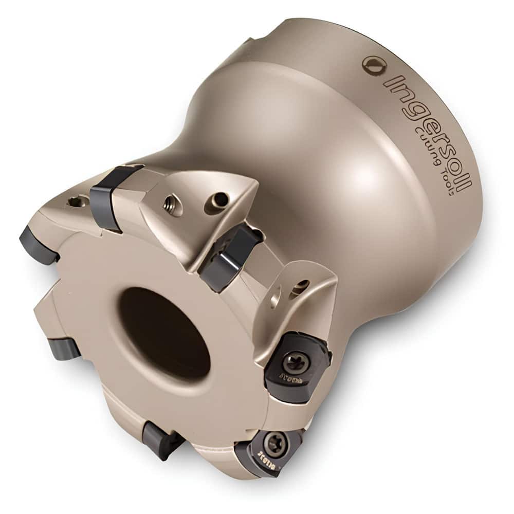 Indexable High-Feed Face Mills; Minimum Cutting Diameter: 44.00 mm; Maximum Cutting Diameter: 52.00 mm; Maximum Depth Of Cut: 1.00 mm; Arbor Hole Diameter (mm): 22.00; Compatible Insert Size Code: 0603; Maximum Ramping Angle: 0.5 ™; Series: TG1F; Cutter