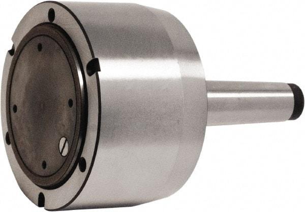 Bison - Adapter Back Plate for 5" Diam Bison Set-Tru Lathe Chucks - 4MT Mount - Eagle Tool & Supply