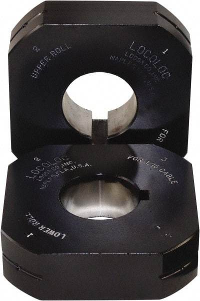 Loos & Co. - 1/16" Ball Terminal Roll Die - Metal/Black - Eagle Tool & Supply