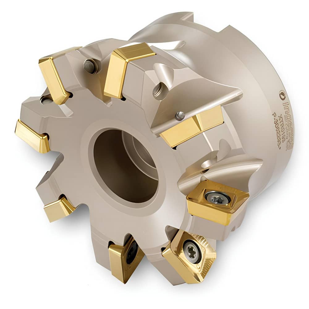 Indexable High-Feed Face Mills; Minimum Cutting Diameter: 3.7590 in; Maximum Cutting Diameter: 5.0000 in; Maximum Depth Of Cut: 0.1470 in; Arbor Hole Diameter (mm): 1.50; Compatible Insert Size Code: 1906; Maximum Ramping Angle: 1.4 ™; Series: 5G5M; Cutt