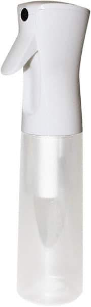 PRO-SOURCE - 10 oz Polyethylene Bottle & Trigger Sprayer - White - Eagle Tool & Supply