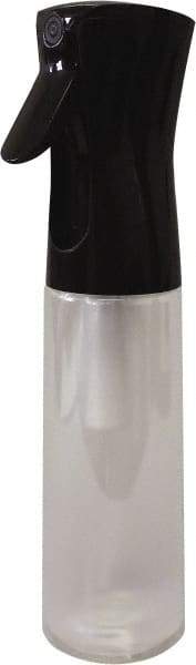 PRO-SOURCE - 10 oz Polyethylene Bottle & Trigger Sprayer - Black - Eagle Tool & Supply