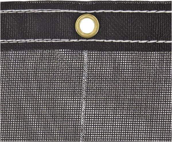 Buyers Products - 15' Long x 7' Wide Vinyl Tarp & Dust Cover - Black, Grommet, 9 to 10 mil Thickness - Eagle Tool & Supply