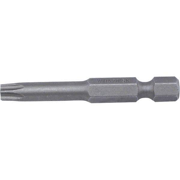 Wiha - T30 Power Bit - 1/4" Drive, 2" OAL - Eagle Tool & Supply