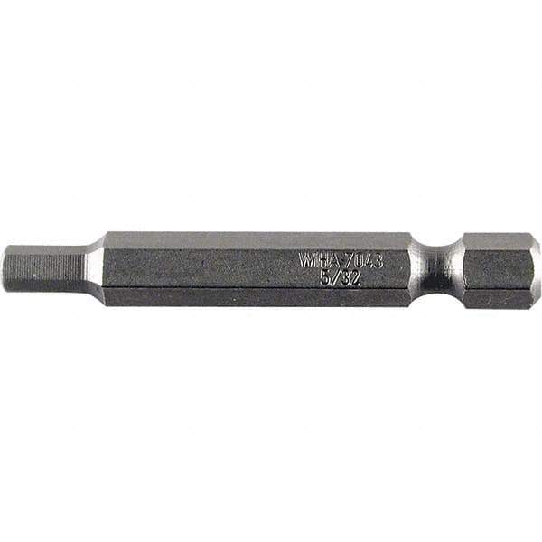 Wiha - 6mm Power Bit - 2-3/4" OAL - Eagle Tool & Supply