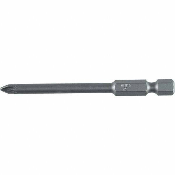 Wiha - PZ.0 Power Bit - 1/4" Drive, 2-3/4" OAL - Eagle Tool & Supply