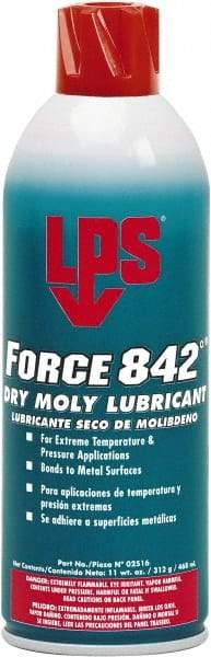 LPS - 11 oz Aerosol Dry Film with Moly Lubricant - Dark Gray, 0°F to 842°F - Eagle Tool & Supply