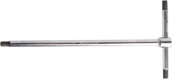 Beta - 2.5mm Hex, Sliding T-Handle, Hex Key - 6" OAL, Steel, Metric System of Measurement - Eagle Tool & Supply