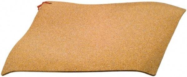 Made in USA - 48" Wide x 1/16" Thick, Composition Cork Sheet Gasketing - Tan - Eagle Tool & Supply
