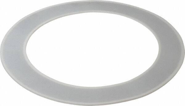 Made in USA - 8" Pipe, 8" ID x 11" OD Flange Gasket - PTFE, White, 3/32" Thick - Eagle Tool & Supply