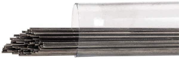 Value Collection - 8 Gage, 0.02 Inch Diameter x 1 Ft. Long, 302/304 Cut and Straightened Music Wire - ASTM A580 - Eagle Tool & Supply