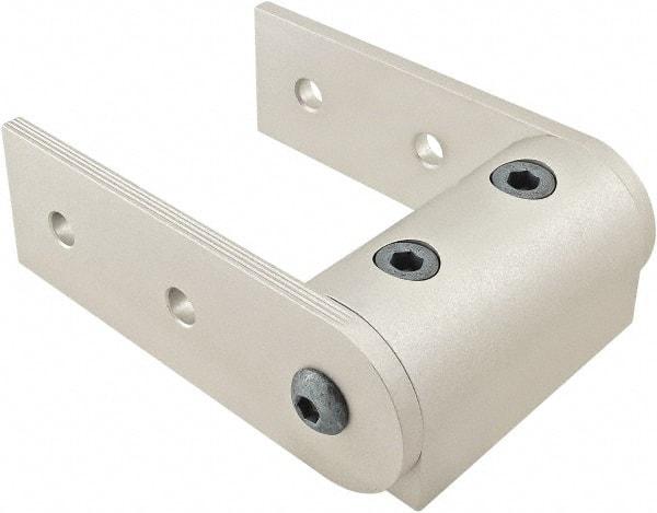 80/20 Inc. - 40mm Wide, Open Shelving Universal Pivot Nub Assembly - Aluminum, Clear Anodized Finish, 120mm Long, Use with 40 Series & Bolt Kit 75-3422 - Eagle Tool & Supply