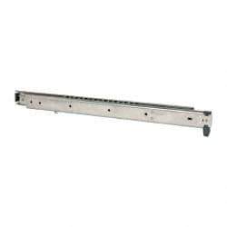 Sugatsune - 18" Slide Length, 19.08" Travel Length, Stainless Steel Ball Bearing Slide ESR-3 - 3/4" Wide, 2-1/8" High, 123 Lb Capacity at Full Extension, Satin Finish - Eagle Tool & Supply