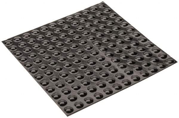 Made in USA - 0.335" Wide x 0.085" High, Self Adhesive Polyurethane Bumpers - Hemispherical - Eagle Tool & Supply