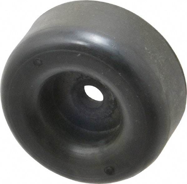 Made in USA - 1-1/8 Thread, 1" High, Rubber Bumpers - Recessed, 1/2" C-Projection Gage Line to Nose End, 2-1/2" Minor Axis - Eagle Tool & Supply