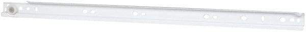 Knape & Vogt - 550mm Slide Length, 412mm Travel Length, Steel Epoxy-Coated Drawer Slide - White Epoxy Finish - Eagle Tool & Supply