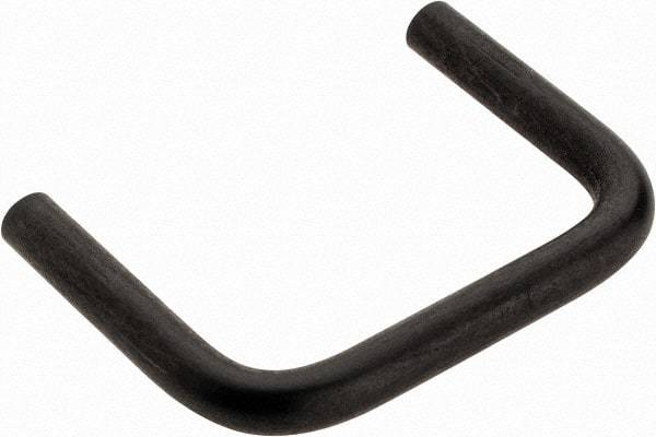 Electro Hardware - 4-40 Internal Thread, 5/32" Handle Diam, Black Anodized Aluminum Drawer Pull - 1-1/4" Center to Center - Eagle Tool & Supply